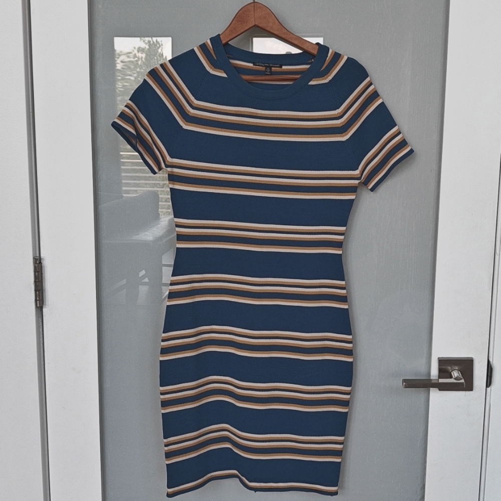 W118 by Walter Baker Ponte Striped Dress size XS